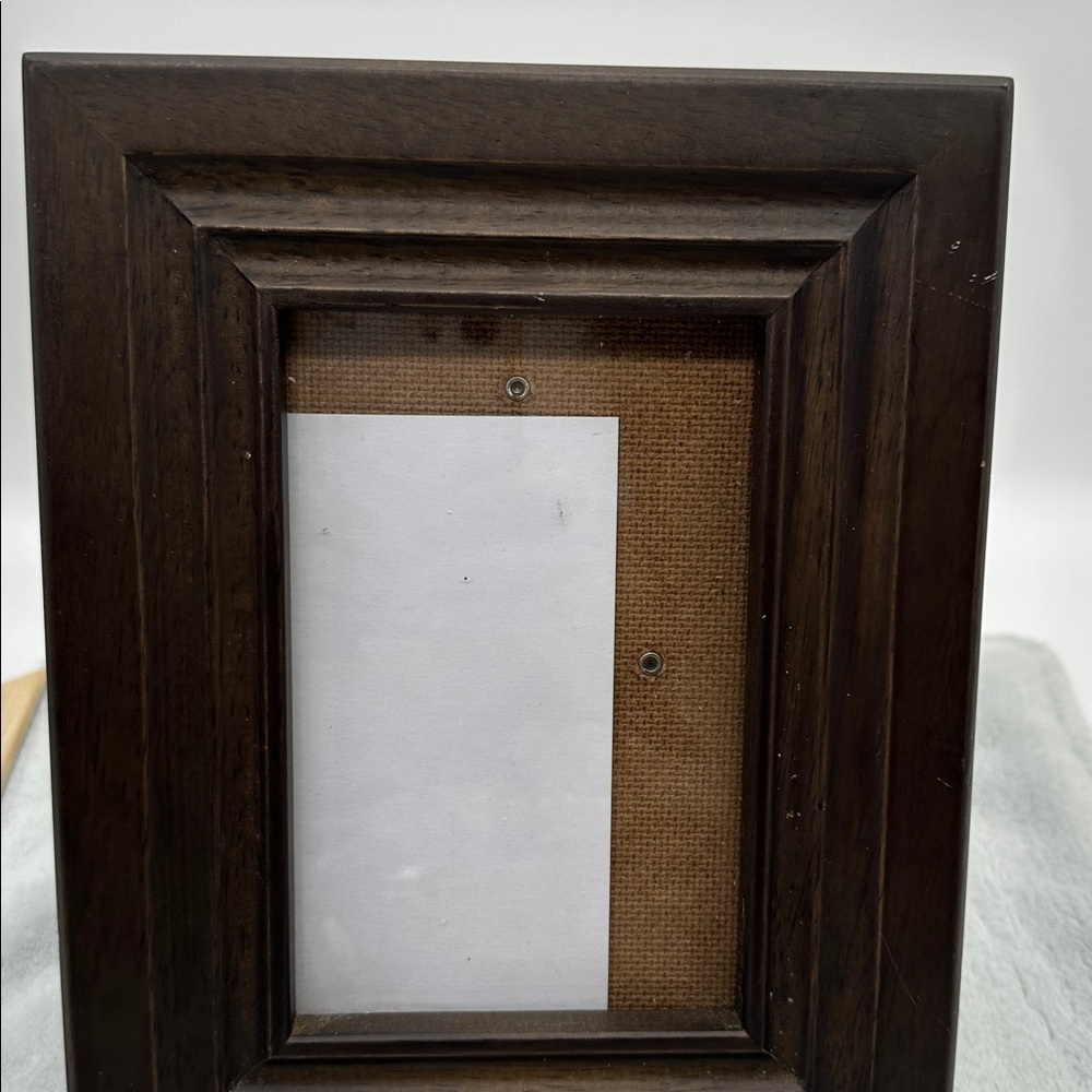 Hardwood Carved Natural Frame Table-Top Easel or Wall Mounted #A - Picture 2 of 7